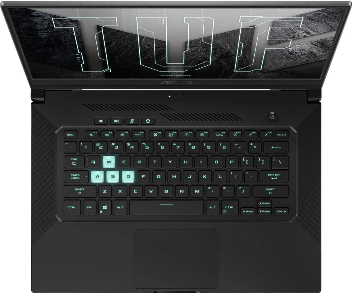 ASUS Laptop TUF Gaming F15 Intel i7-11370H RTX 3060 6GB 16GB RAM 512GB SSD 15.6 FHD 144Hz IPS Display Used With Box and Charger ASUS Laptop TUF Gaming F15 Intel i7-11370H RTX 3060 6GB 16GB RAM 512GB SSD 15.6 FHD 144Hz IPS Display Used With Box and Charger